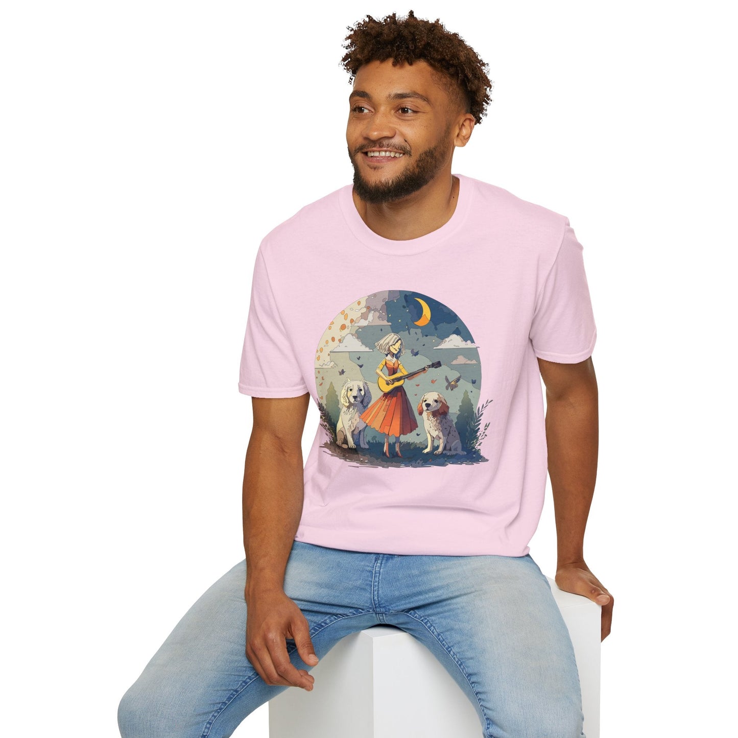 Womens Graphic T Shirts Art Design Tee Softstyle Gildan 64000 100 Percent Cotton