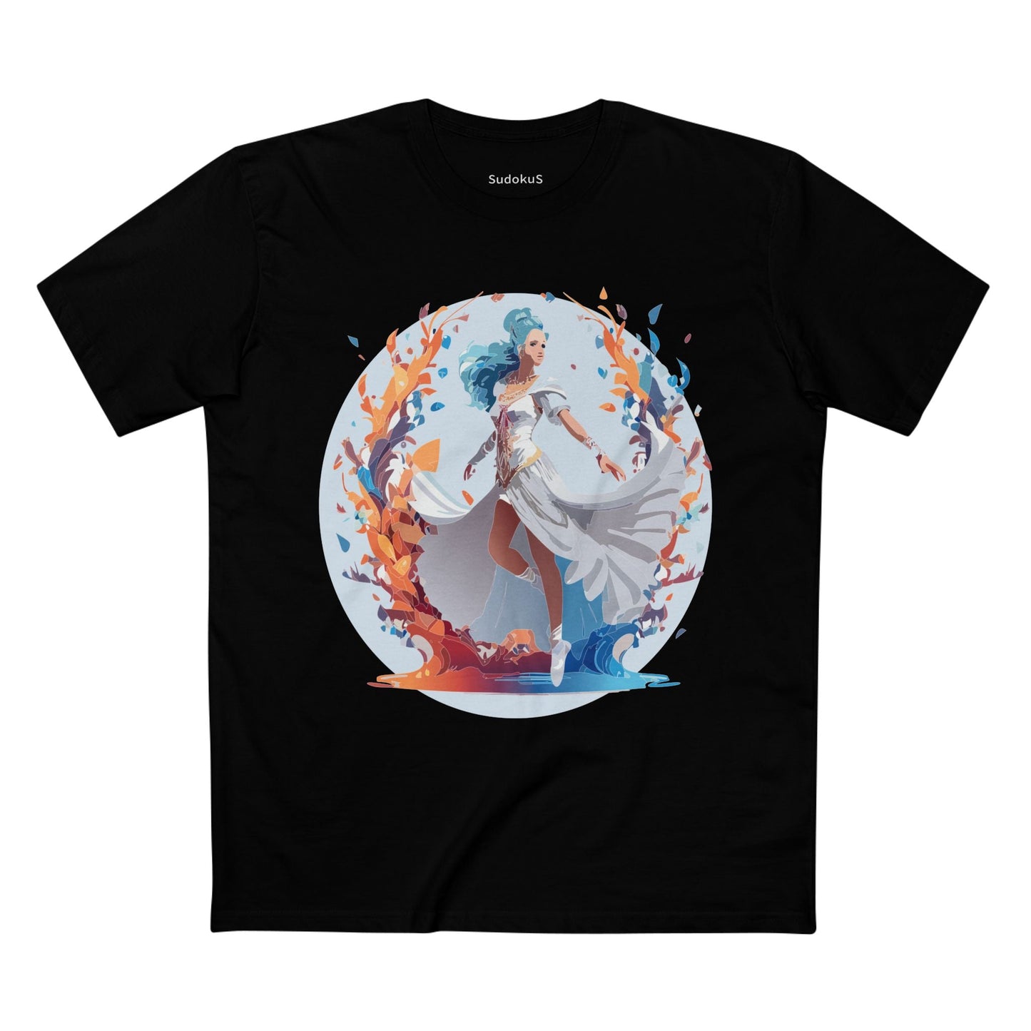 Dancer Graphic Unisex 100 Cotton Staple Tee 16