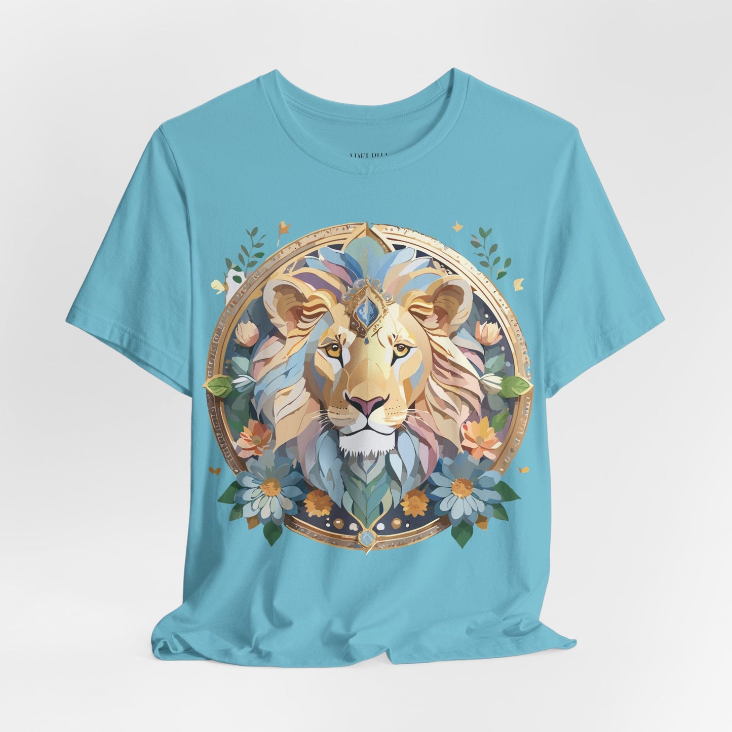 Medallion Graphic Unisex 100 Cotton Vintage Animal Medal Artwork Tee 3