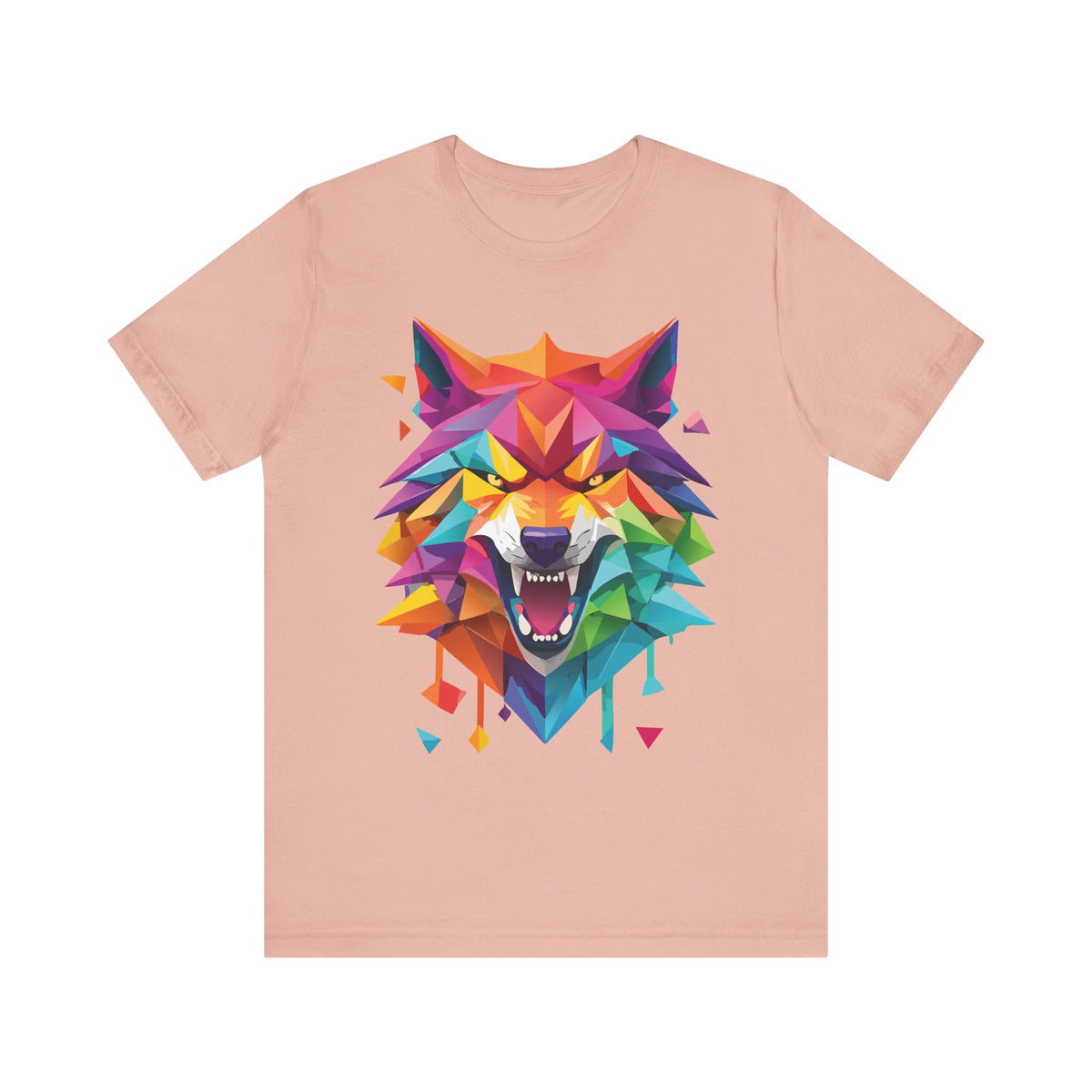 Wild Animals  Graphic Unisex Cotton Bella+Canvas Tee with Art Animal Design ab52