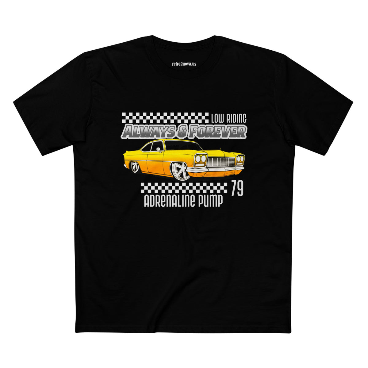 Retro Car Vintage Graphic Tee Staple Unisex 100 Cotton Tee Shirt - RC-6