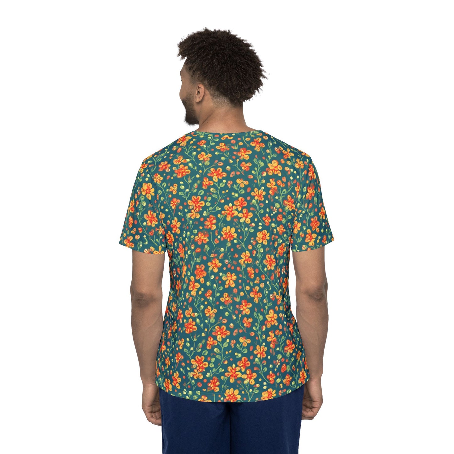 Unisex Floral Shirt, Floral Tee Shirt, Floral T-Shirt, T Shirt with Flowers 4