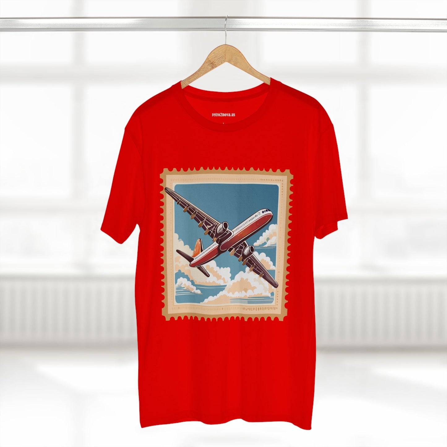 Postage Stamp Shirt Unisex Premium Cotton Tee With Original Art Design From Retro2Nova PS38