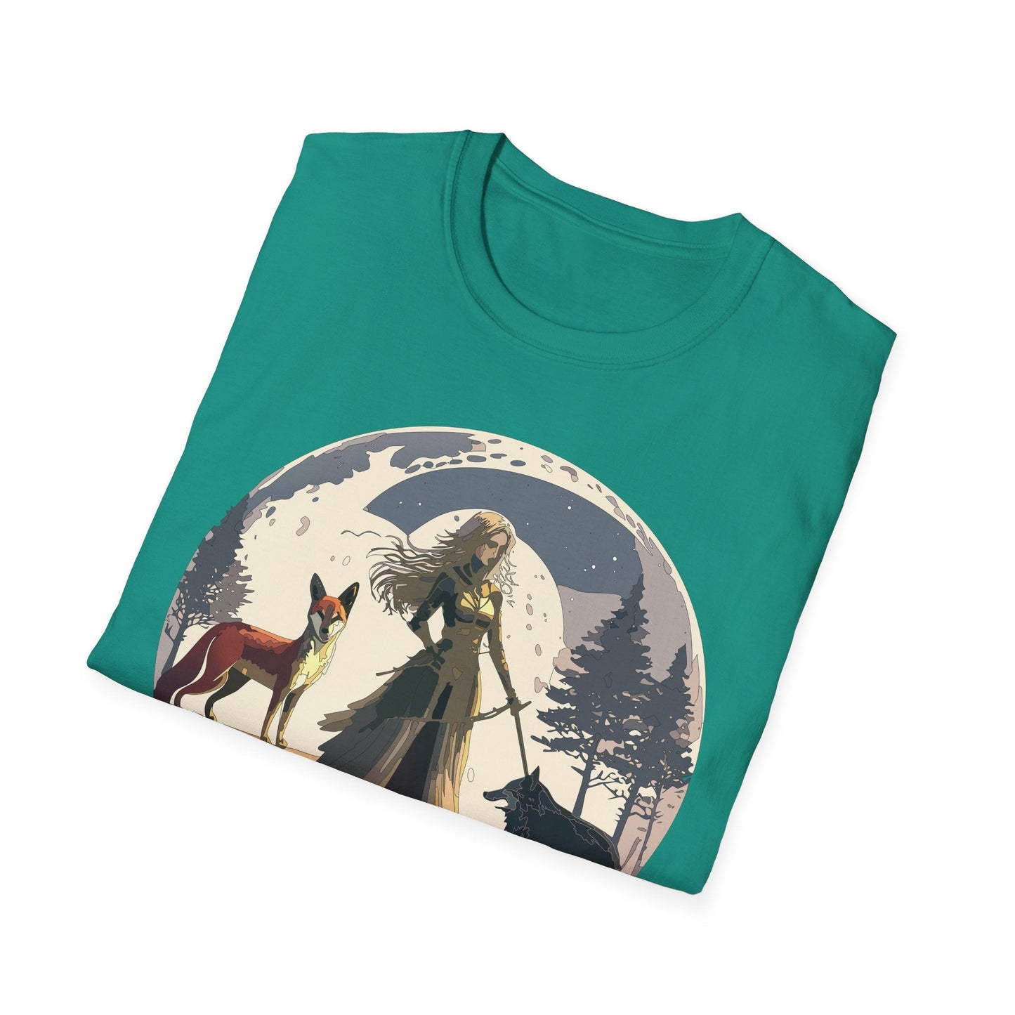 Womens Graphic T Shirt Art Design Tee Softstyle 64000 Gildan Unisex Short Sleeve