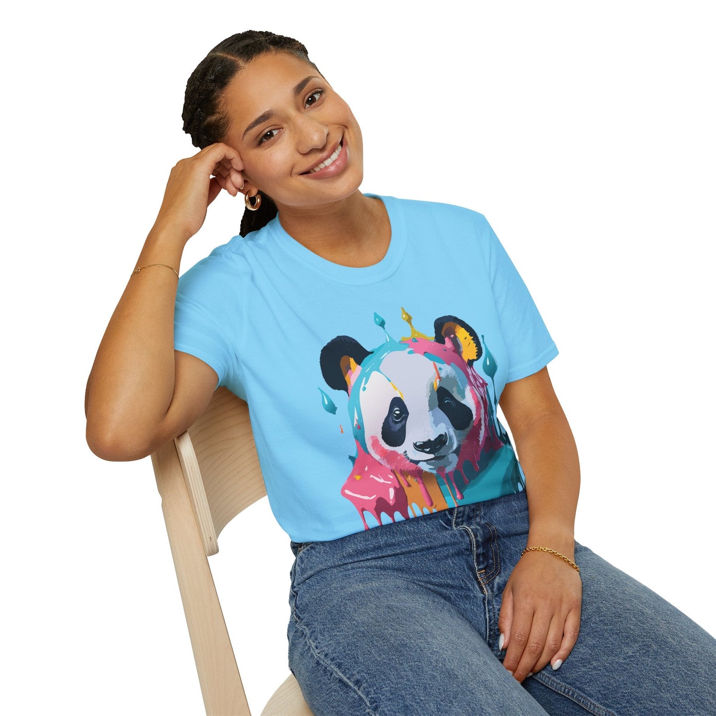 Panda Shirt Unisex T Shirt Panda Lover Gift Gildan Softstyle Tee 100 Percent Cotton
