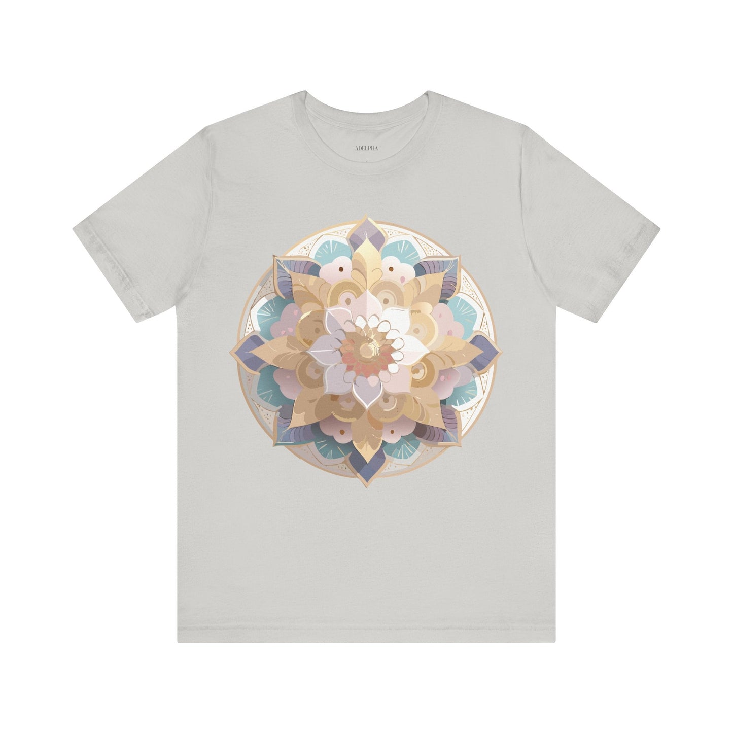 Mandala Graphic Tee Unisex Jersey Short Sleeve Adelpha Art Design Vintage Inspired Artwork