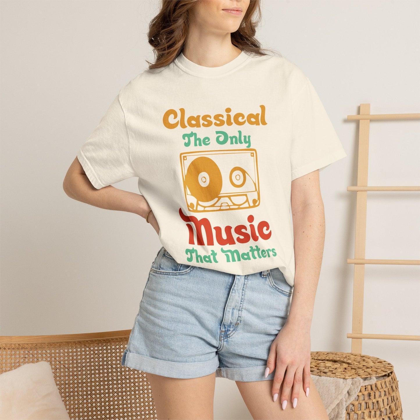 Music Graphic Design Unisex Cotton T-shirt 011