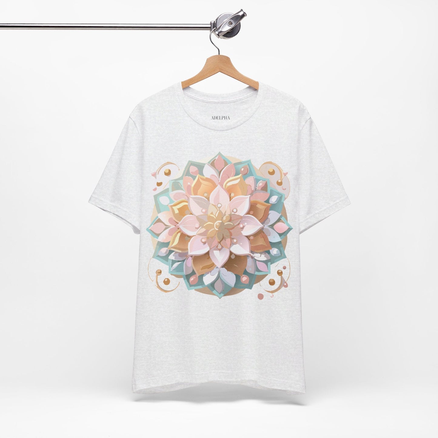 Mandala Shirt Graphic Tee Unisex Adelpha Vintage Inspired Art Design Premium Apparel