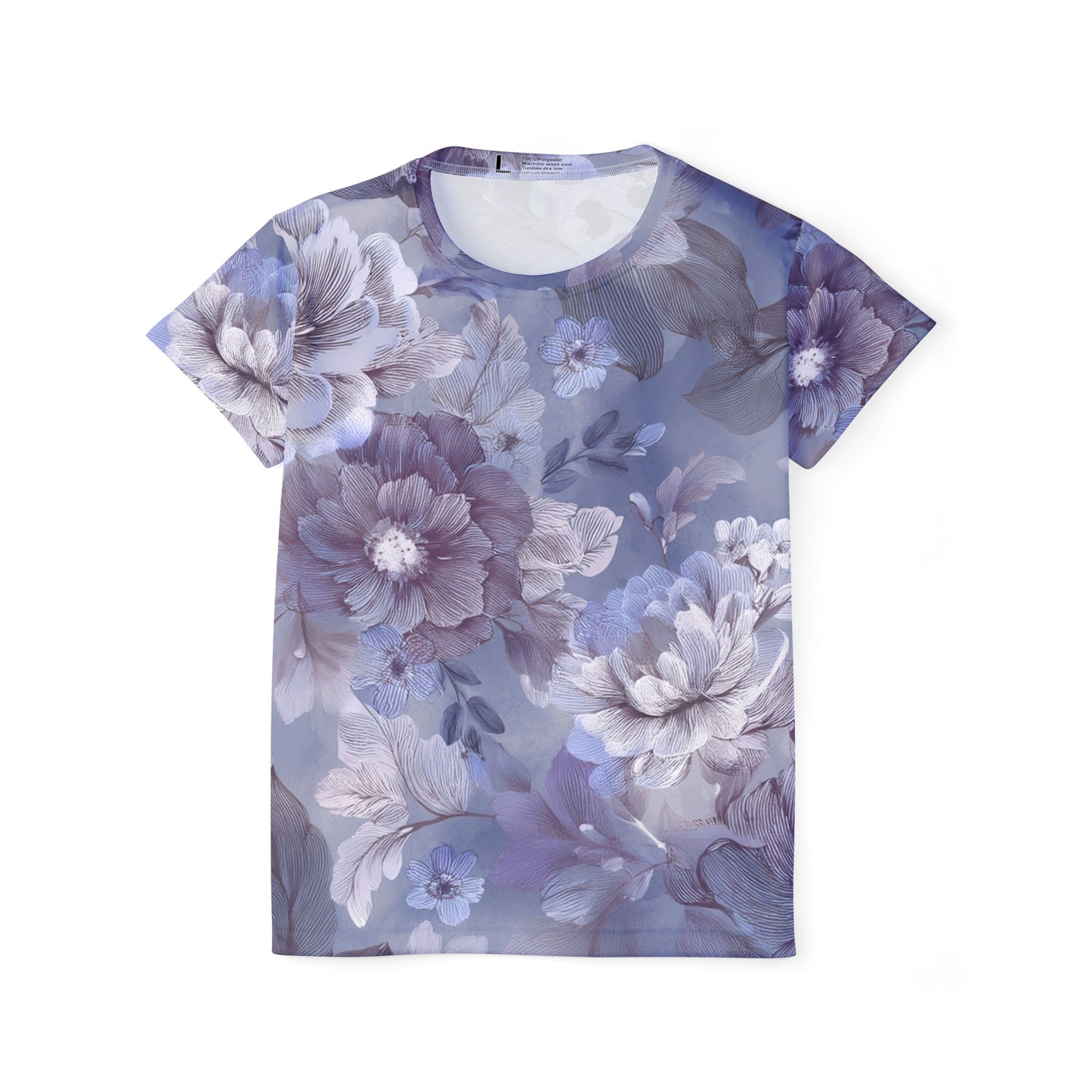 Women Poly Shirt with Floral Print F306-2