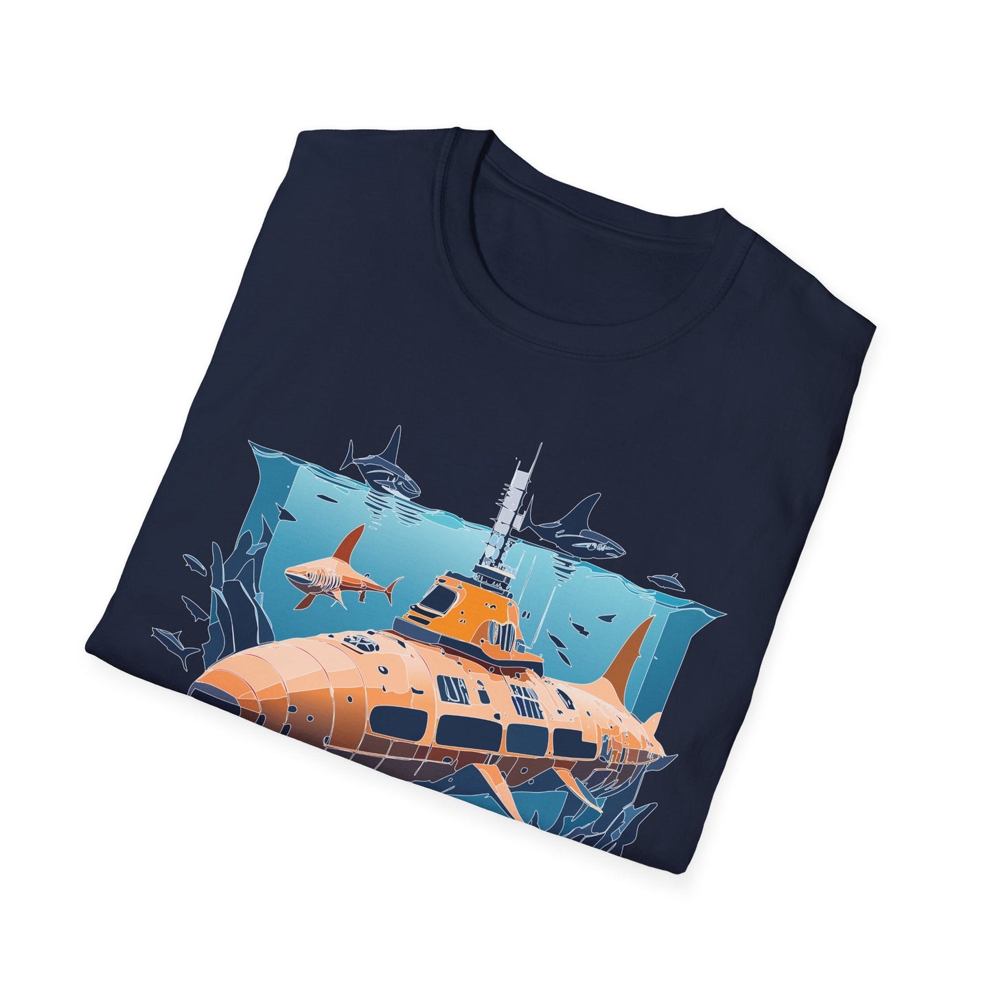 Ocean Graphic Unisex Softstyle Cotton Tee 10