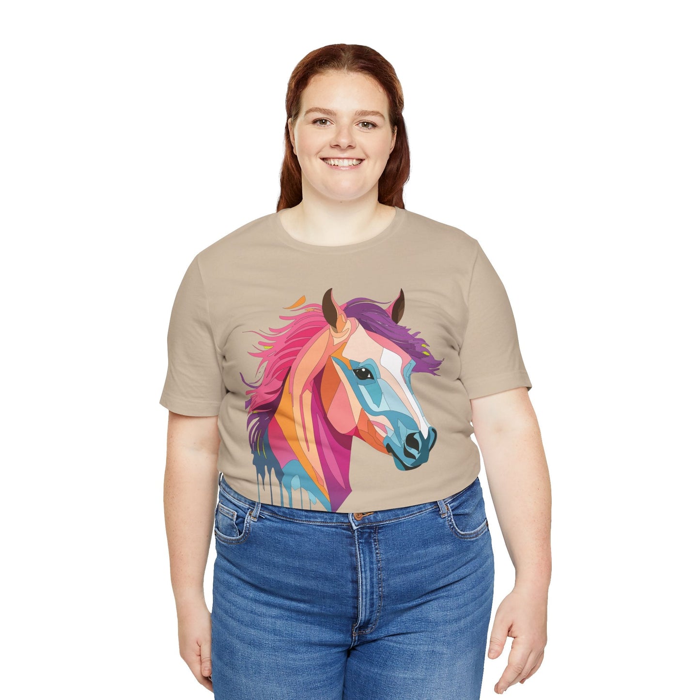 Unisex Animal Shirt Art Design Short Sleeve With Wild Animals Graphic Print Comfort Tee