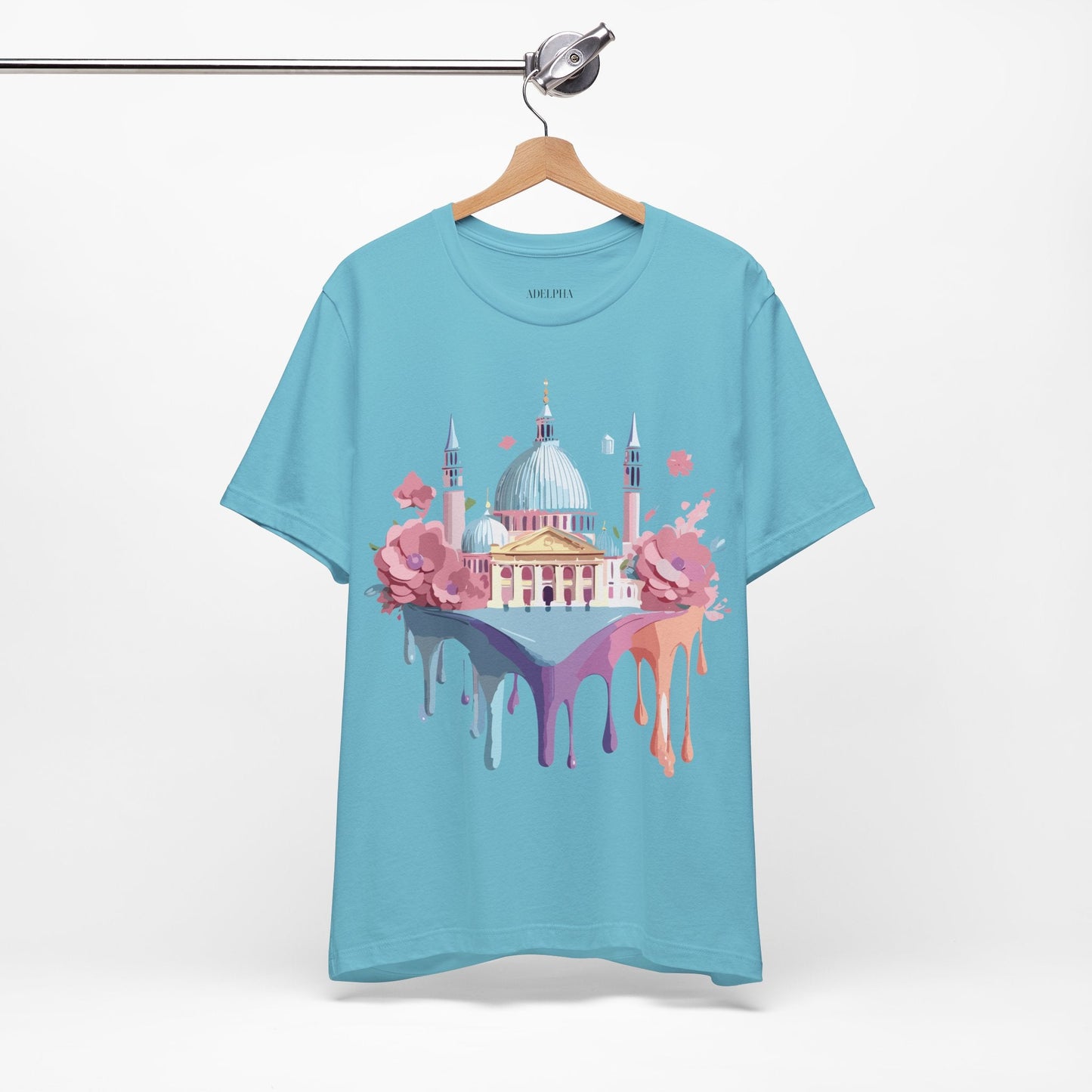 Venice Tourist Graphic Tee Unisex Vintage Inspired Artwork Short Sleeve