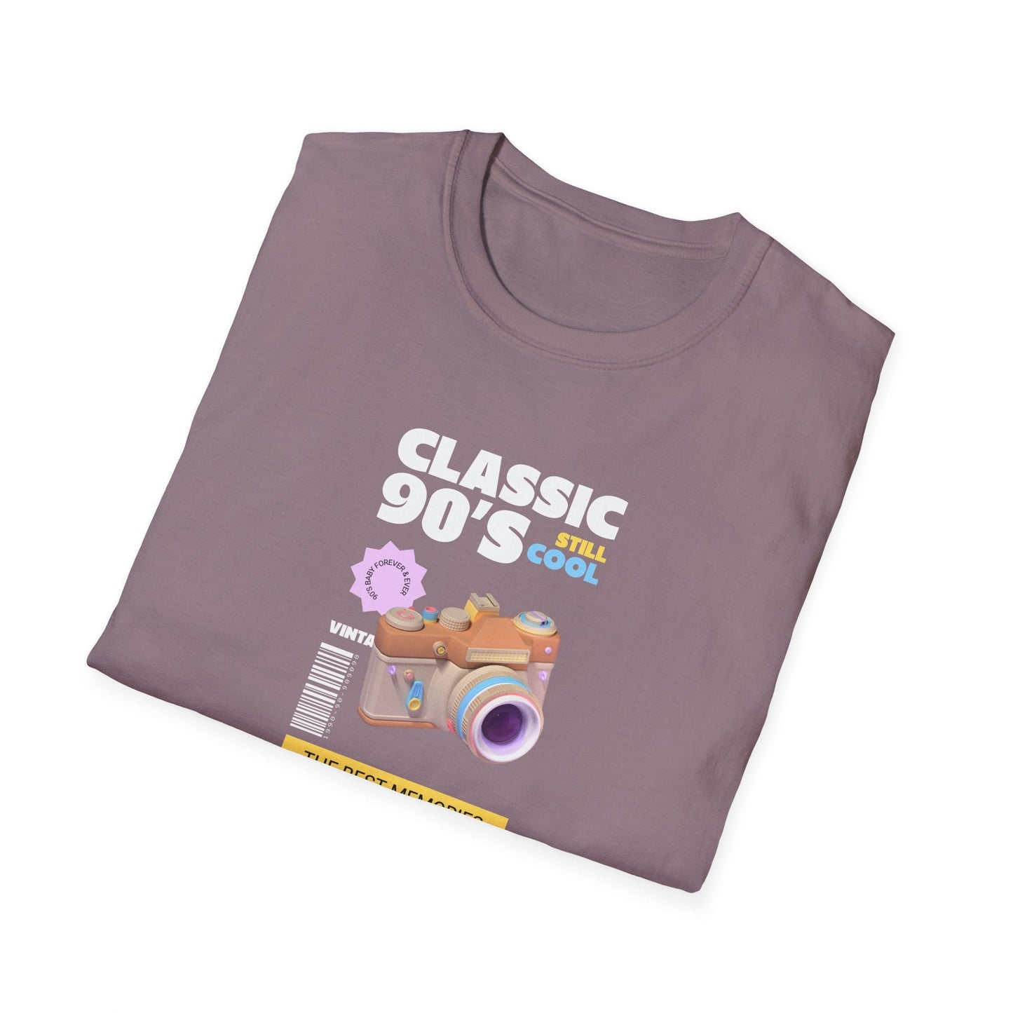 90s Camera T-Shirt Classic 90s Cool Unisex Cotton Retro Photography Tee