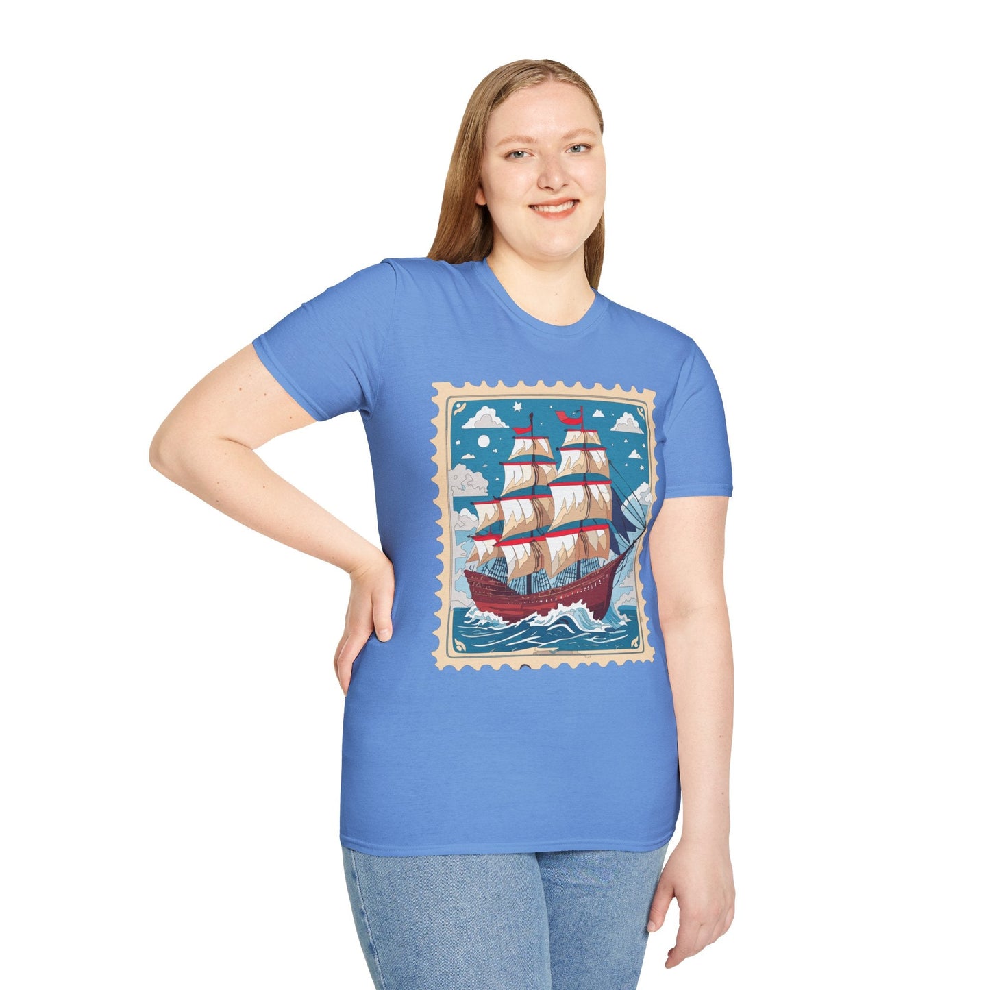 Unisex Softstyle Gildan 64000 Short Sleeve T Shirt Vessel Ship Frigate Tee For Everyday Comfort