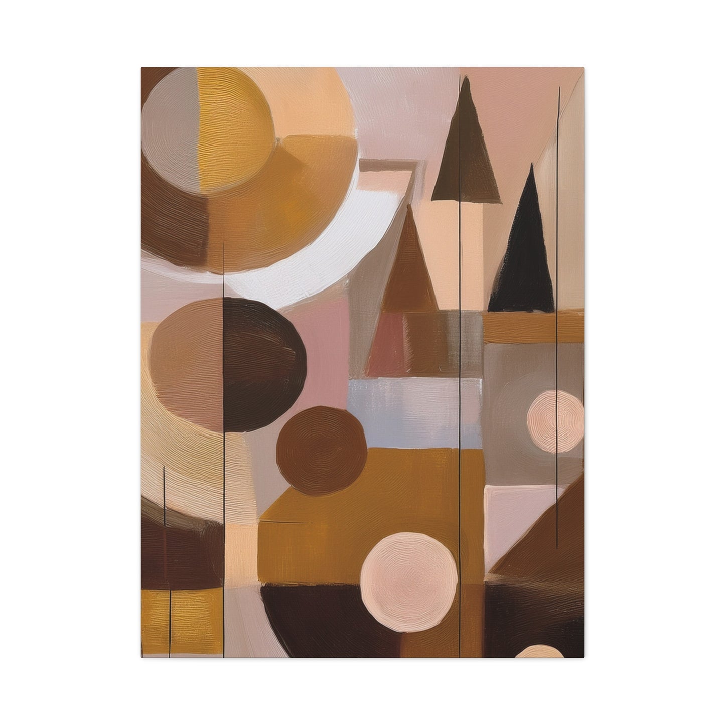 Abstract Geometric Painting Print Canvas 20x24,20x30,24x30 24x32,24x36,30x40 32x48,36x48,40x60 Pine-Wood Inner Frame ABS-51