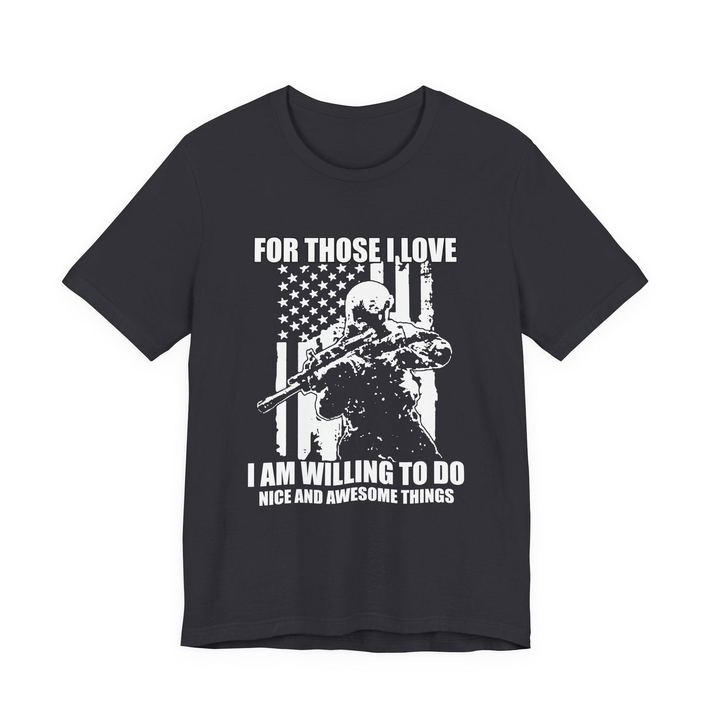 Army Veteran Patriotic Graphic Design Unisex Cotton T-Shirt v50
