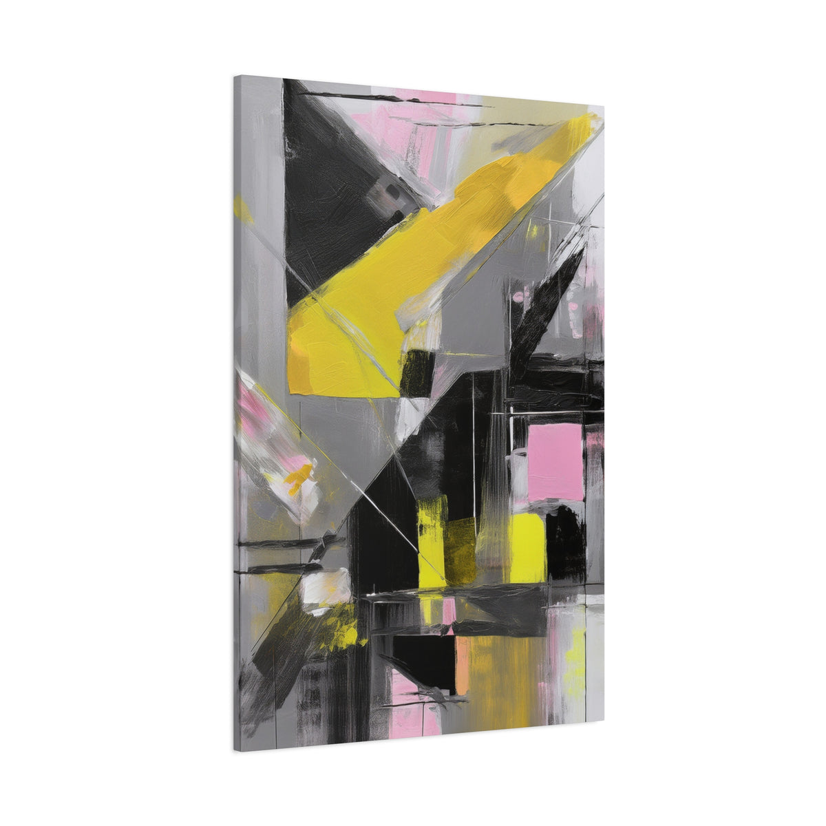 Abstract Geometric Painting Print Canvas 20x24,20x30,24x30 24x32,24x36,30x40 32x48,36x48,40x60 Pine-Wood Inner Frame ABS-38