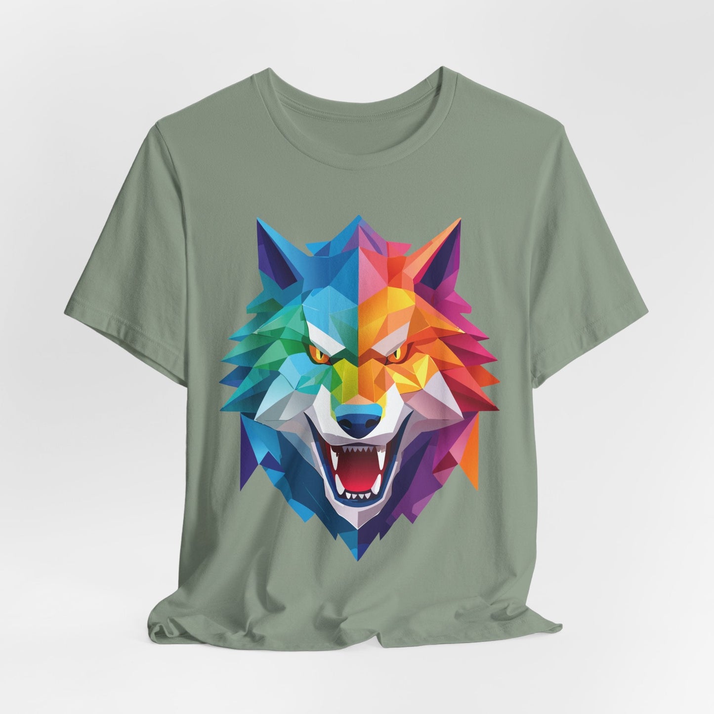 Unisex Animal Shirt Art Design Tee With Animals Wild Animals Shirt Short Sleeve