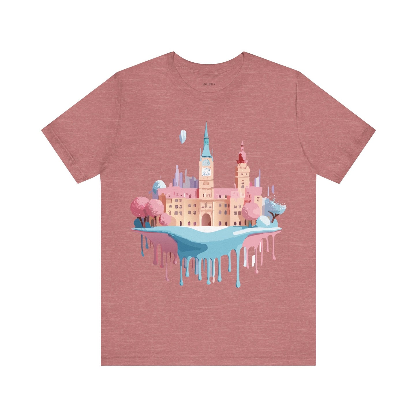 Tourist Shirt Prague Graphic Tee Unisex Jersey Short Sleeve Vintage Style Adelpha