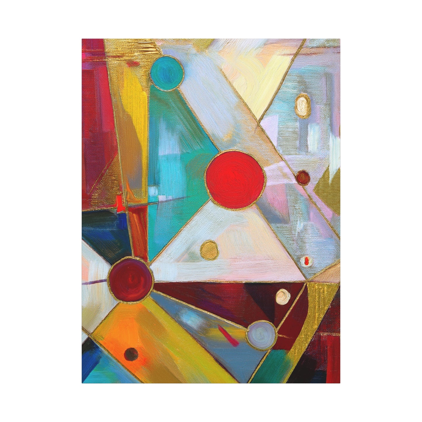 Abstract Oil Painting Print Canvas 20x24,20x30,24x30 24x32,24x36,30x40 32x48,36x48,40x60 Pine-Wood Inner Frame ABS-177