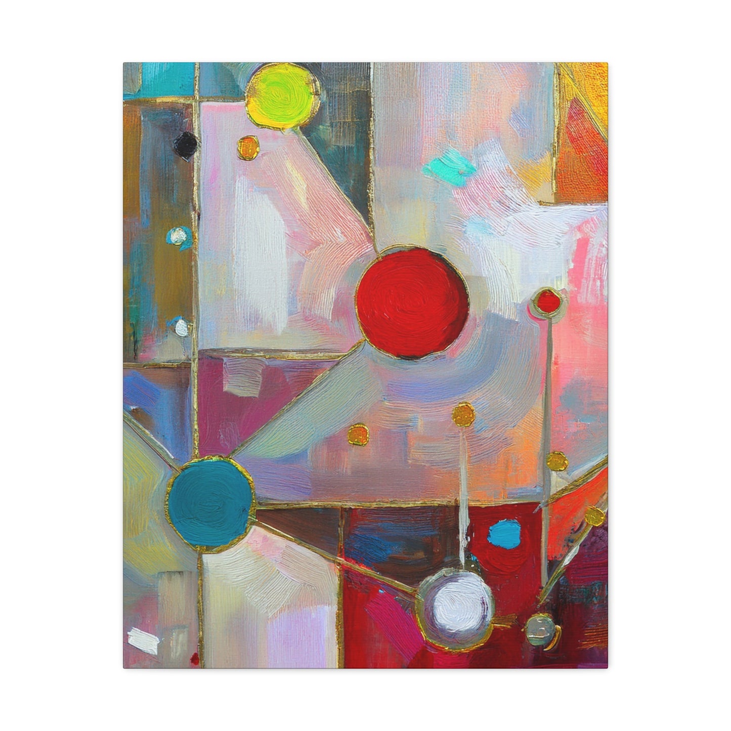 Abstract Oil Painting Print Canvas 20x24,20x30,24x30 24x32,24x36,30x40 32x48,36x48,40x60 Pine-Wood Inner Frame ABS-175