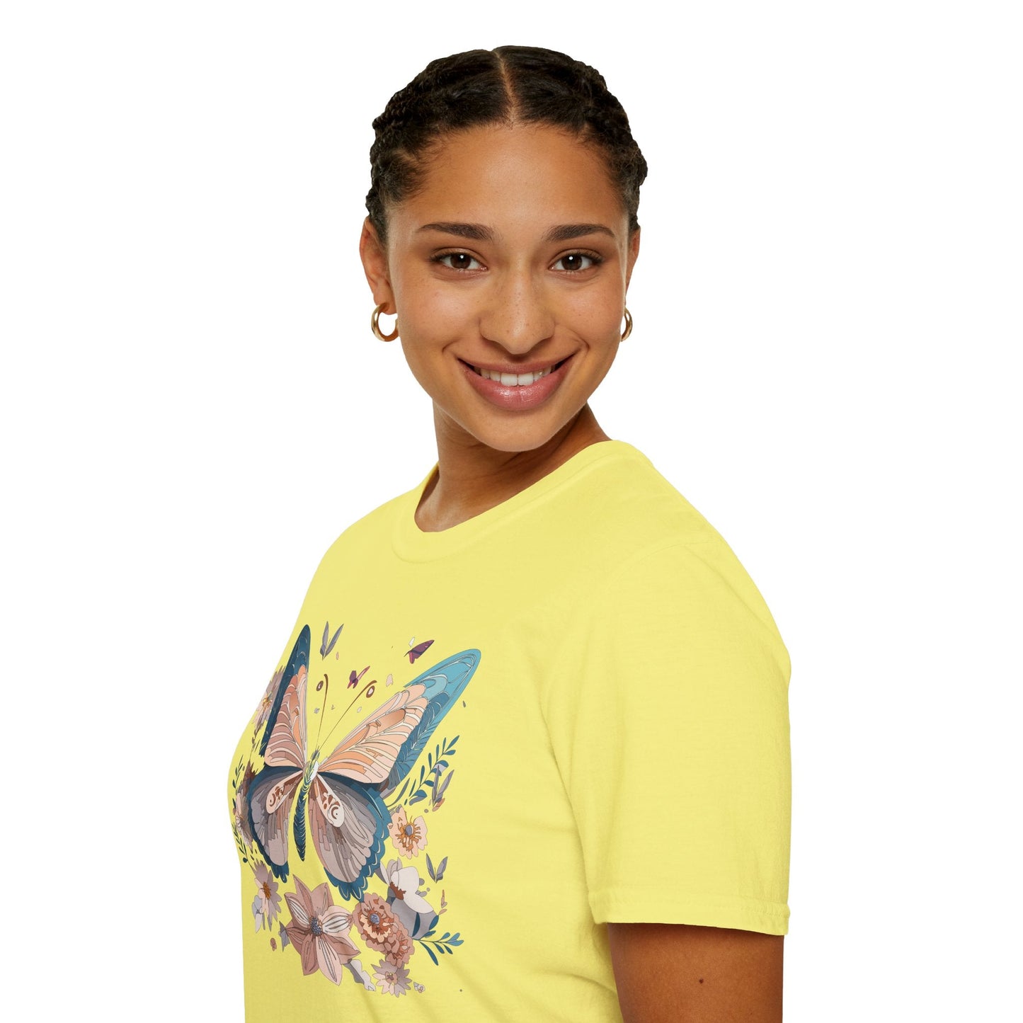 Monarch Butterfly T Shirt Unisex Softstyle Gildan 64000 Tee Lightweight Comfort Fit