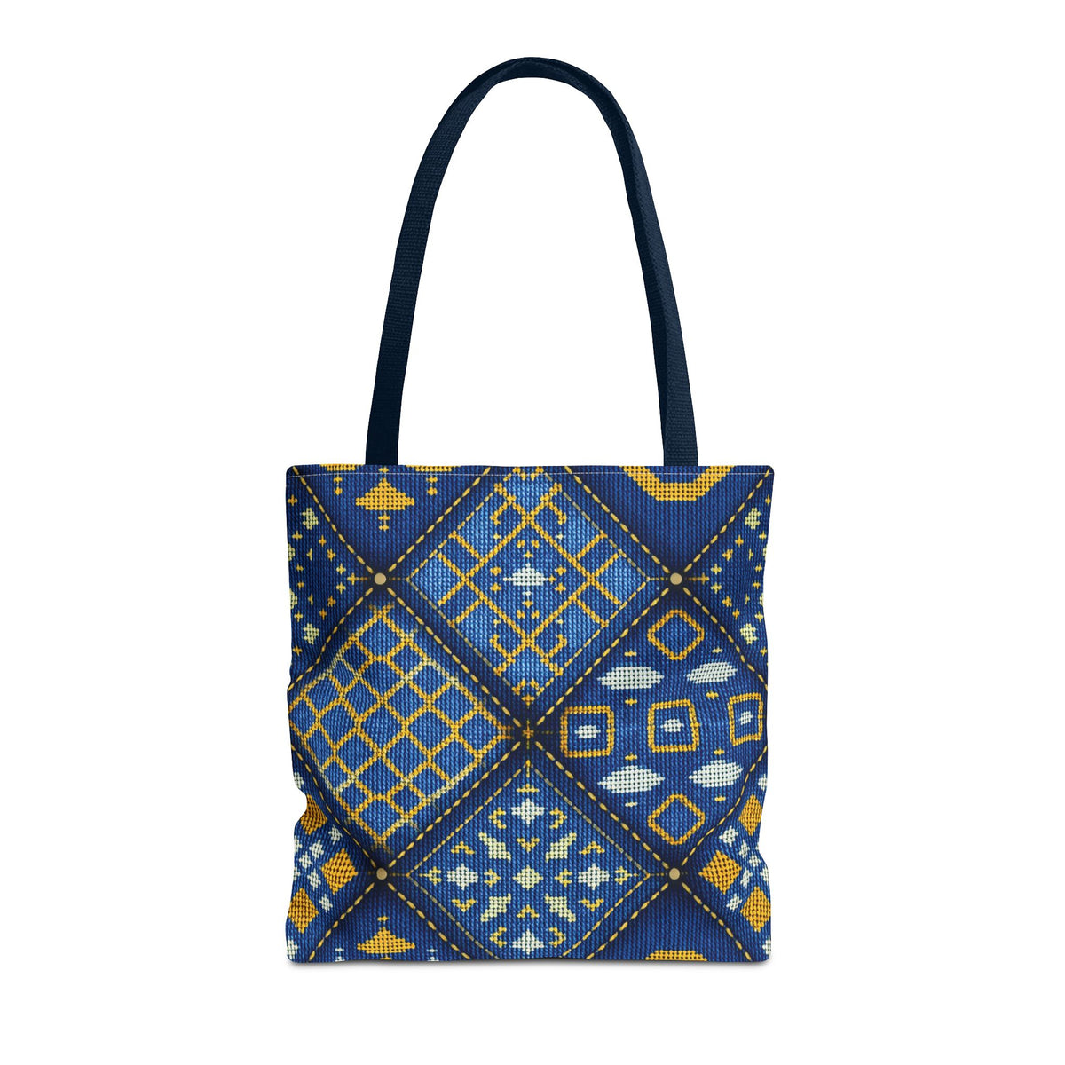 Denim Fabric Imitation Print Unisex Canvas Bag Poly Spun 3 Sizes Tote Bag 189-1