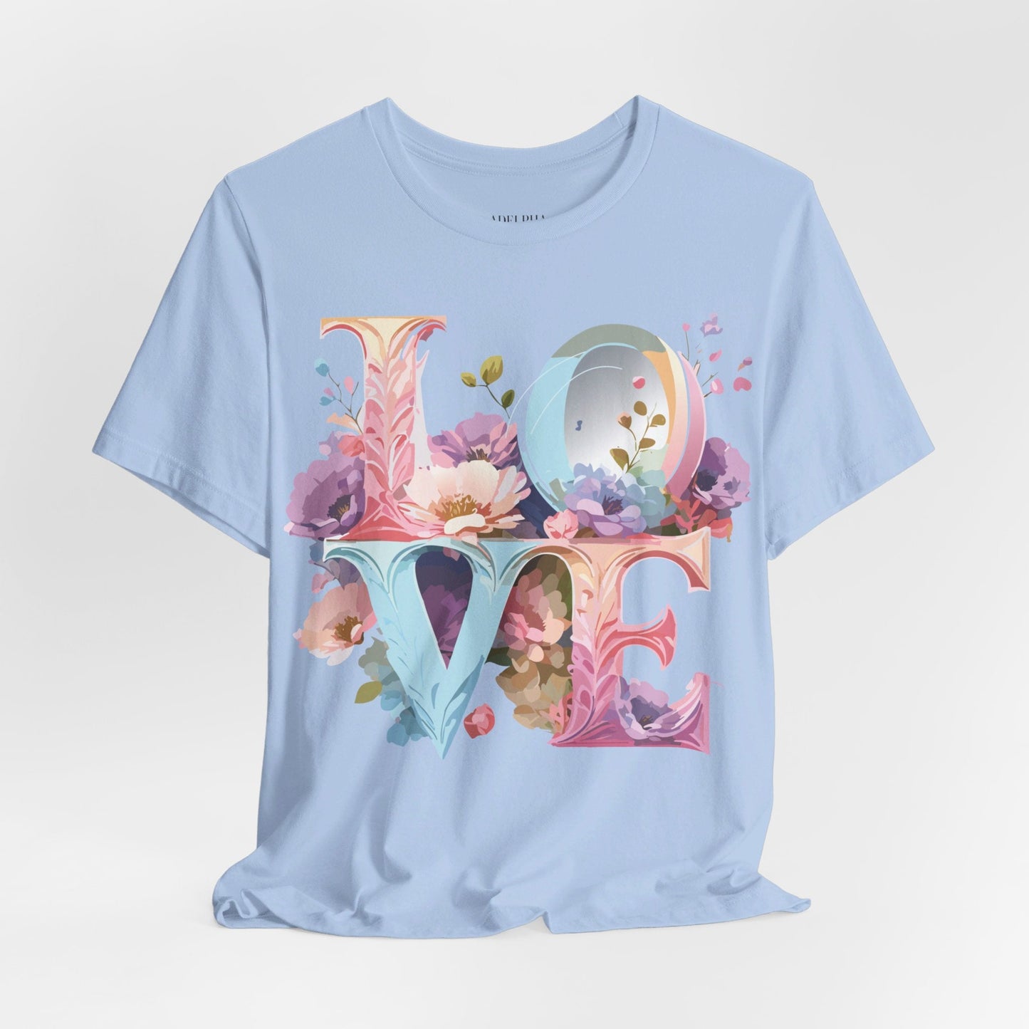 Adelpha Valentine Graphic Tee Unisex Short Sleeve Vintage Inspired Art Design for Everyday Wear