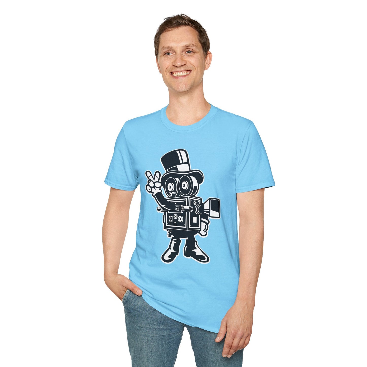 Cartoon T Shirt Animation T Shirt Funny Tee Unisex Gildan Softstyle 64000 Comfort Fit All Day