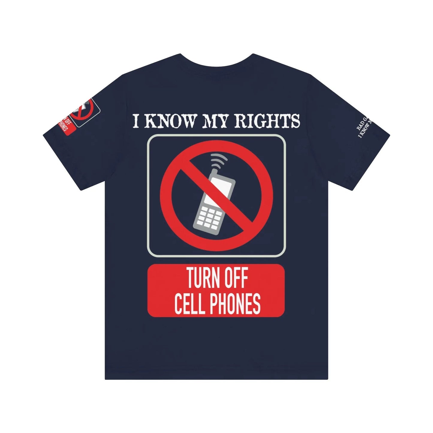 Red Stamp Tee Shirt 100 Percent Cotton From Bad Galaxy Eco Friendly Inks Made To Order In USA