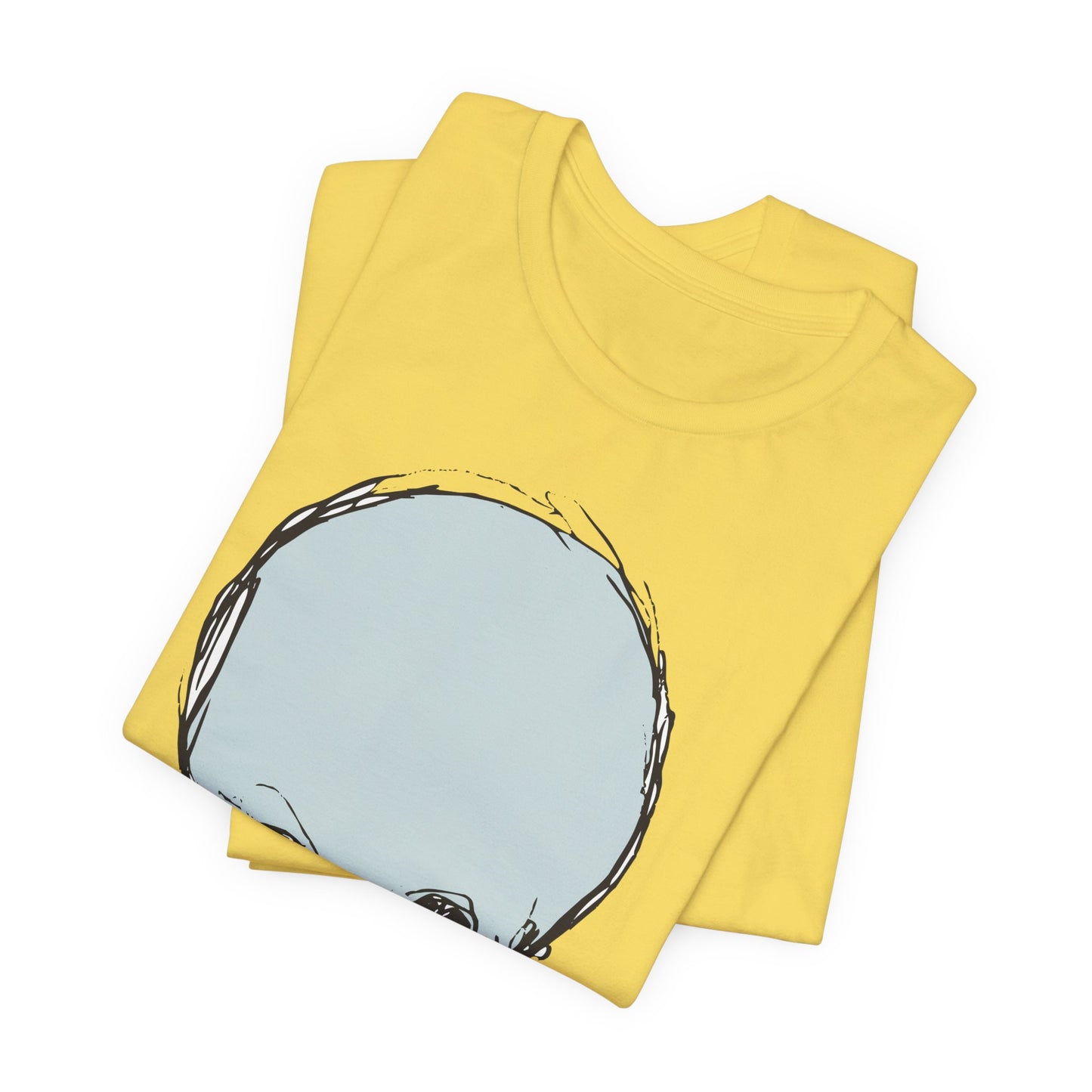 Lt Blue Skull Graphic Design Tee, Skull Shirt, Vintage Tees, Art Design T-Shirt, Vintage Graphic Tee, Art Shirts with Skulls