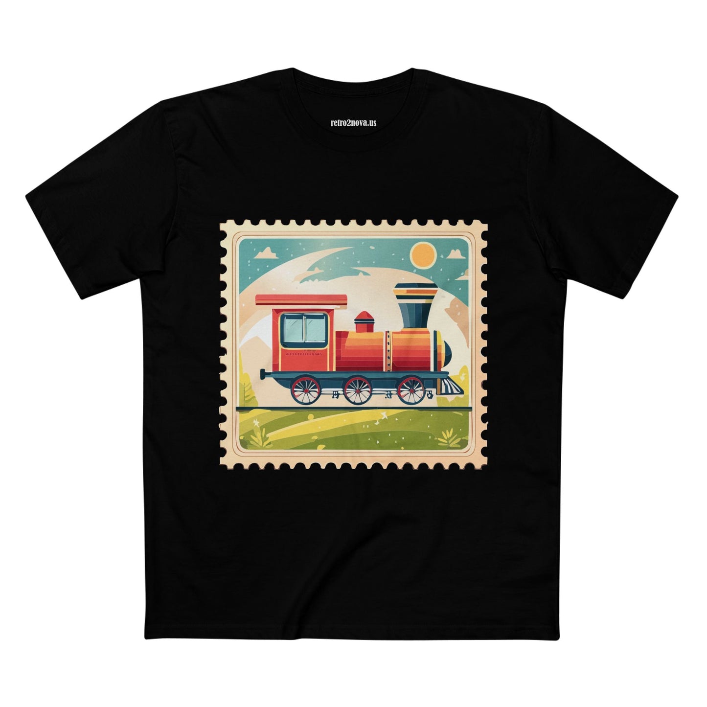 Stamp Shirt Postage Stamp Tee PS 37 Unisex Premium Cotton With Original Art Design Retro2Nova Shirt