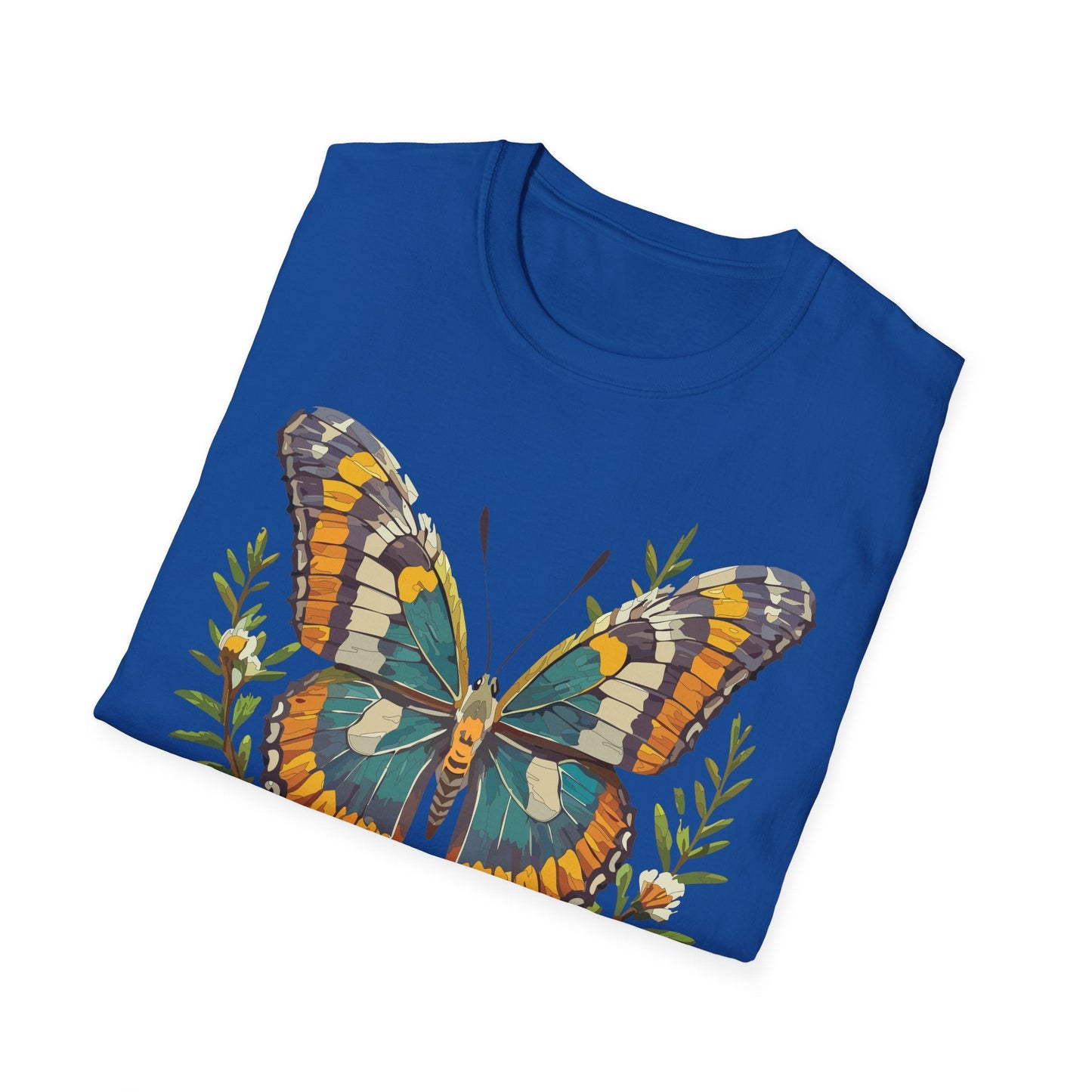 Monarch Butterfly Shirt Unisex T Shirt Softstyle 100 Percent Ring Spun Cotton Comfort