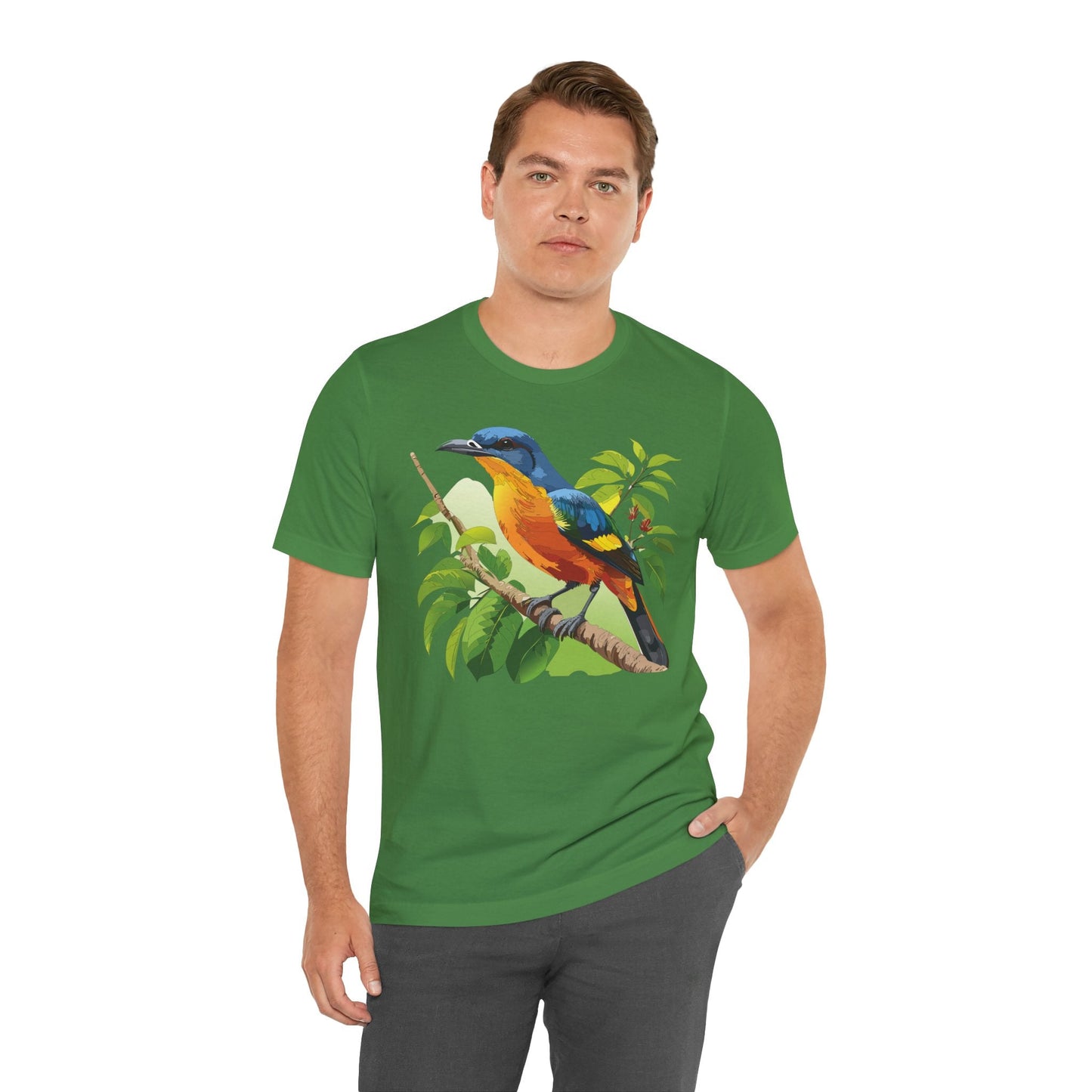 Unisex Animal Design Tee Shirt With Wildlife Graphics For Casual Everyday Wear And Comfort