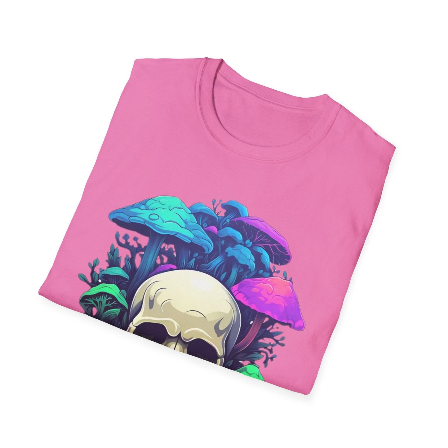 Unisex Skull Tee Shirt Short Sleeve Skeleton Design Gildan Softstyle Cotton Tee Shirt