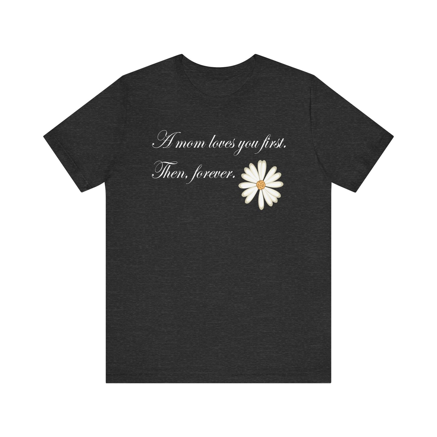 T-shirt unisexe en coton avec signature de maman