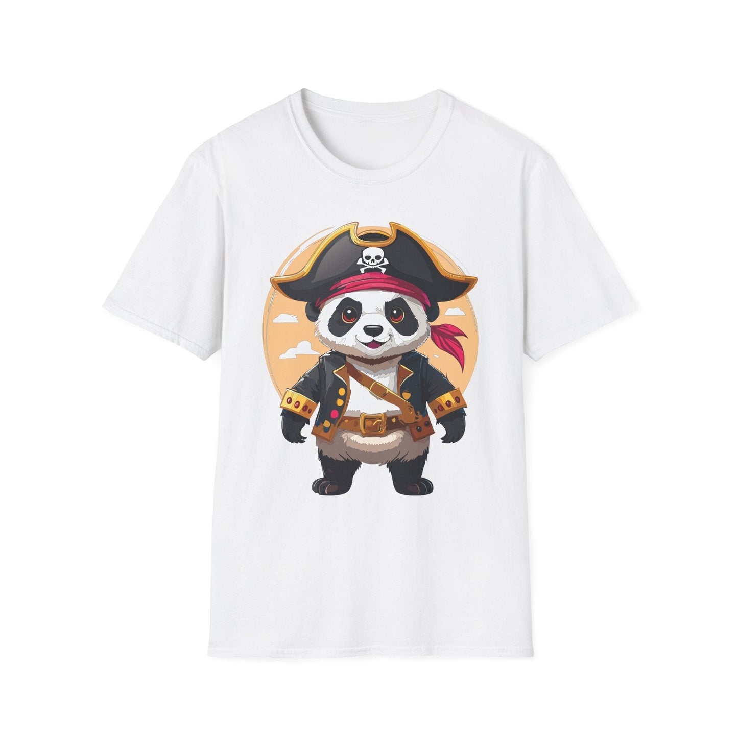 Panda Shirt Unisex T Shirt With Panda Animal Tee Animals Gildan Softstyle 64000 Cotton