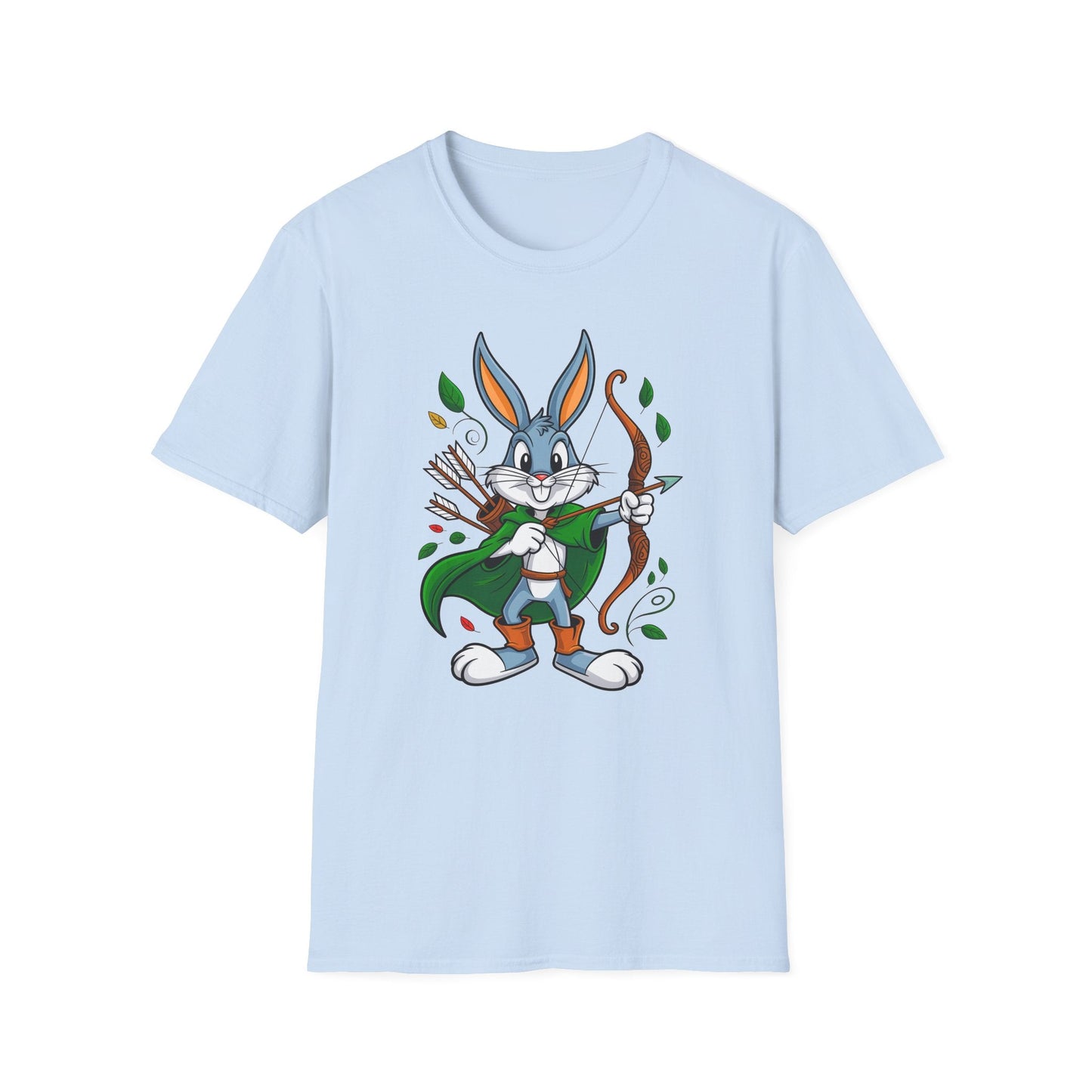 Bugs Bunny T Shirt Unisex Gildan Softstyle 100 Percent Ring Spun Cotton Cartoon Shirt Graphic