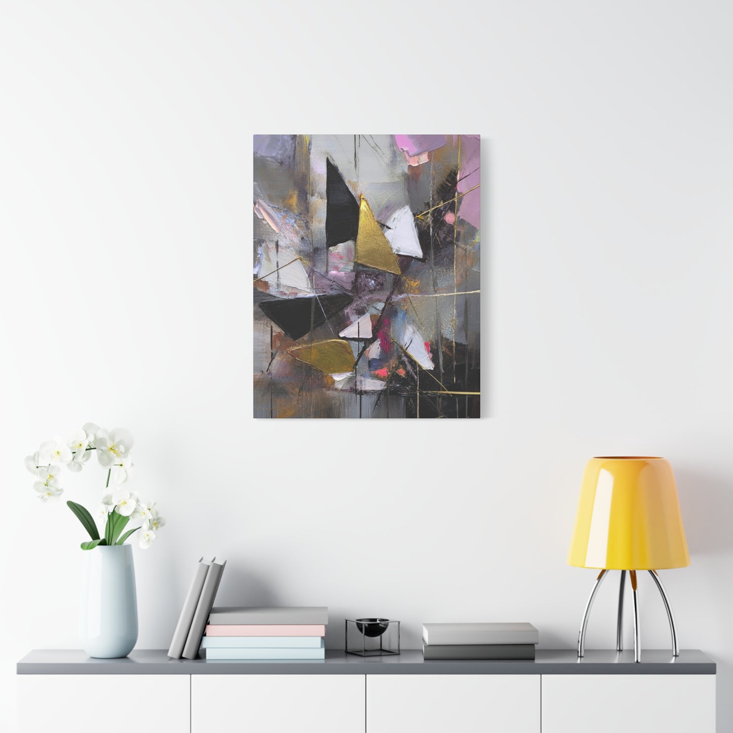 Abstract Oil Painting Print Canvas 20x24,20x30,24x30 24x32,24x36,30x40 32x48,36x48,40x60 Pine-Wood Inner Frame ABS-217