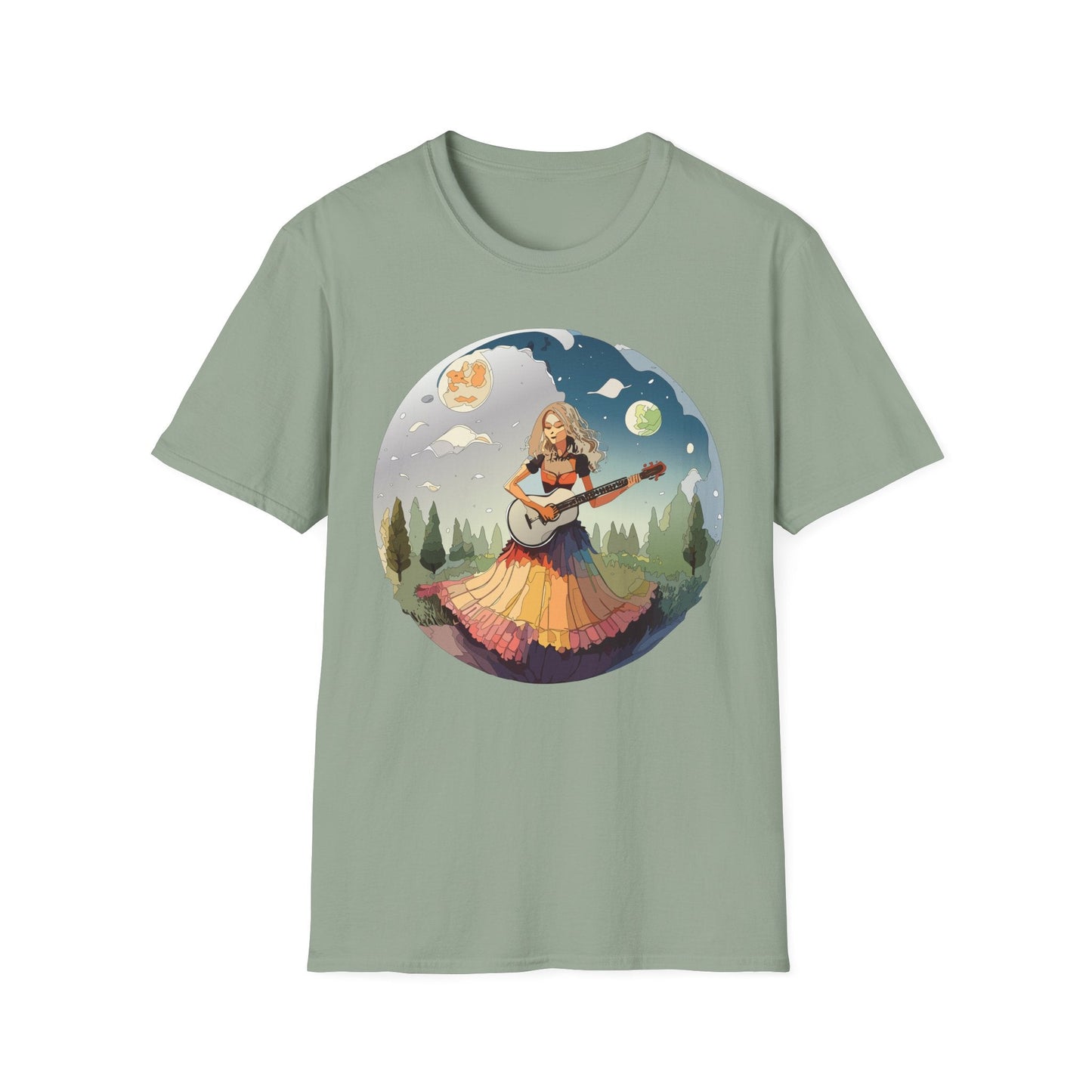 Womens Graphic T Shirts Art Design Tee Softstyle 64000 Ring Spun Cotton Comfort Everyday