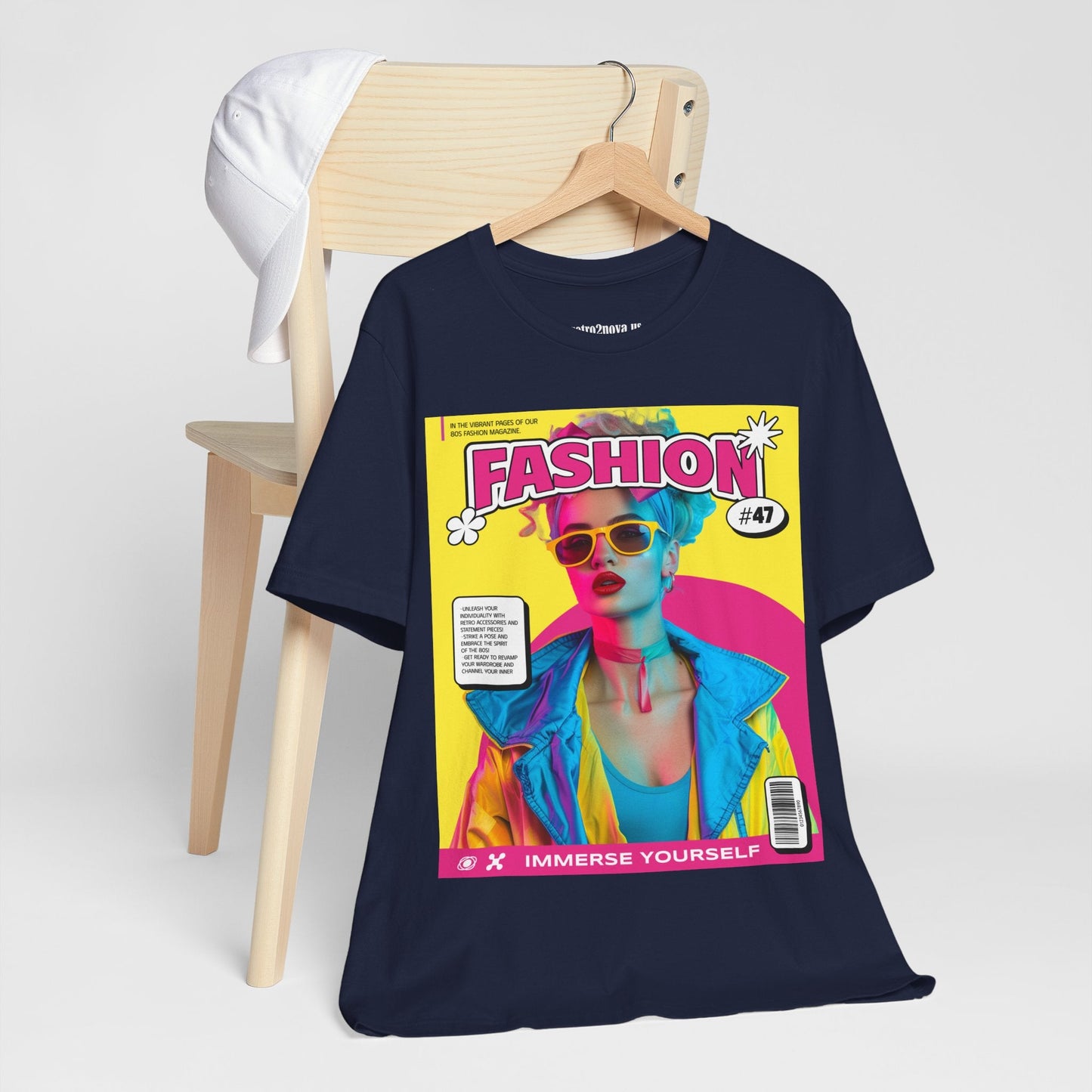 Magazine Cover Shirt Unisex Jersey Short Sleeve Tee Lightweight Breathable Fabric