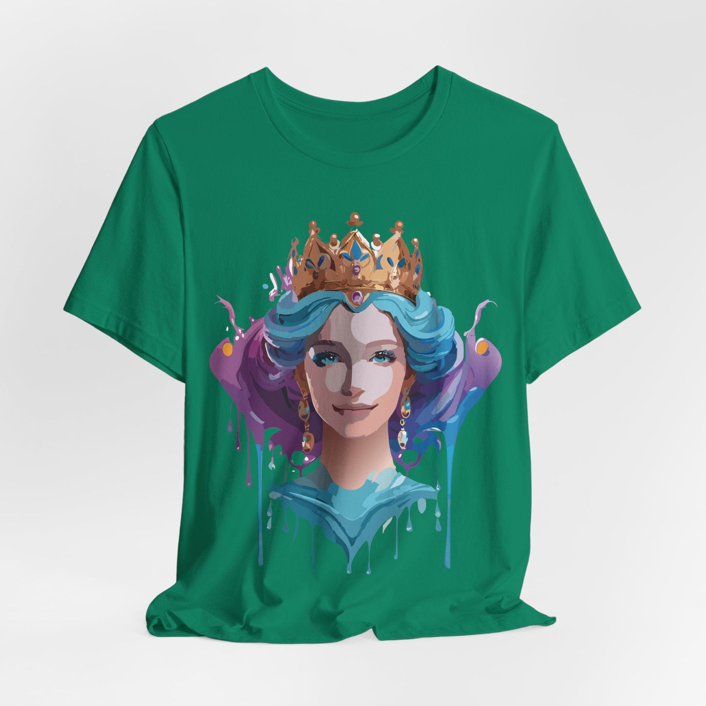 Queen Woman Portrait Graphic Unisex 100 Cotton Vintage Artwork Tee 1