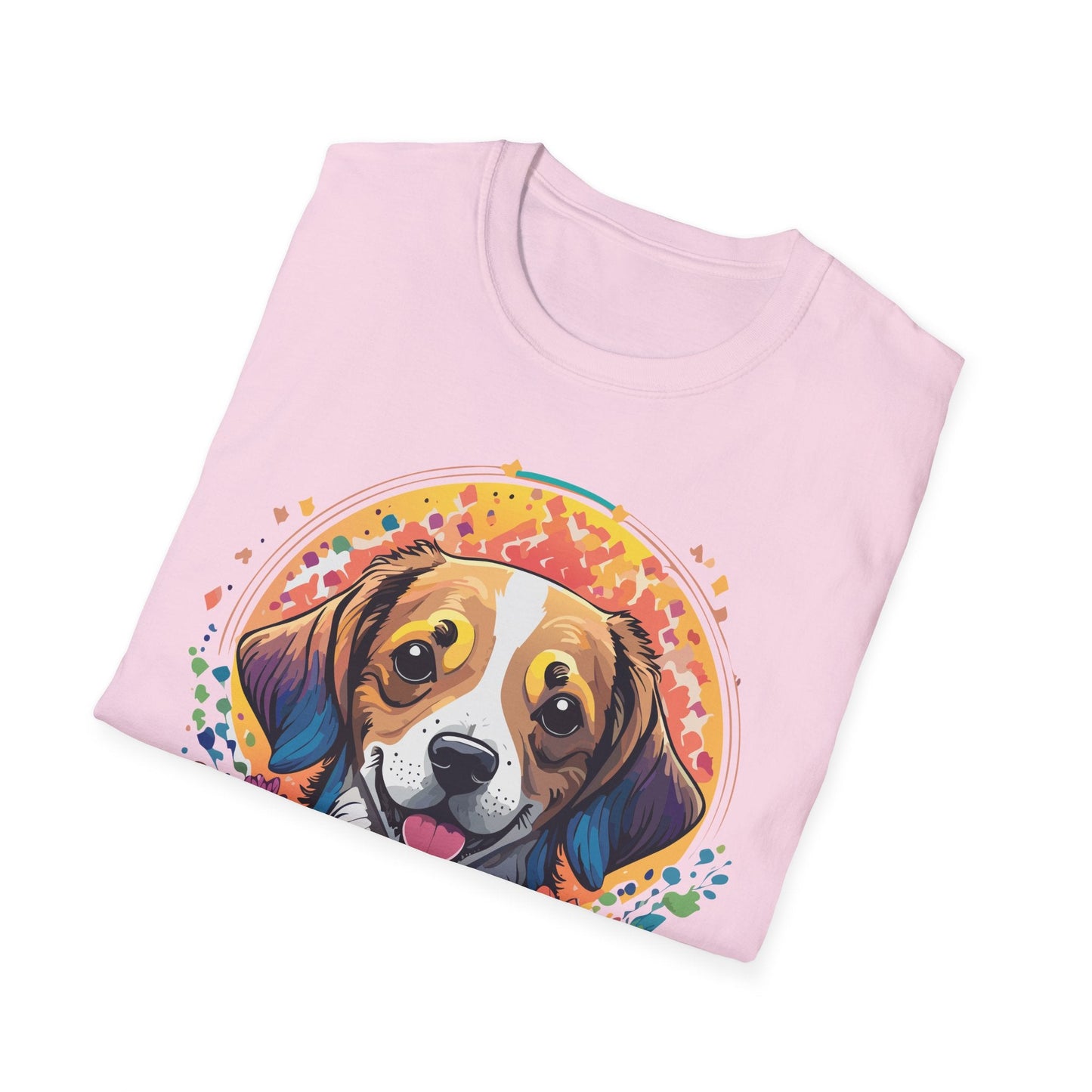 Dog Shirt Unisex Animal Tee Gildan 64000 Softstyle Ring Spun Cotton