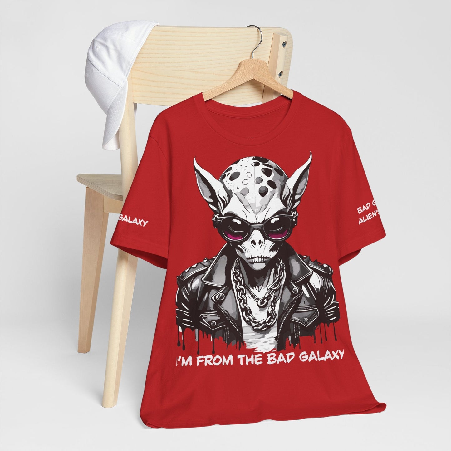 Alien Tee Shirt From Bad Galaxy Made To Order 100 Percent Cotton With Eco Friendly Inks