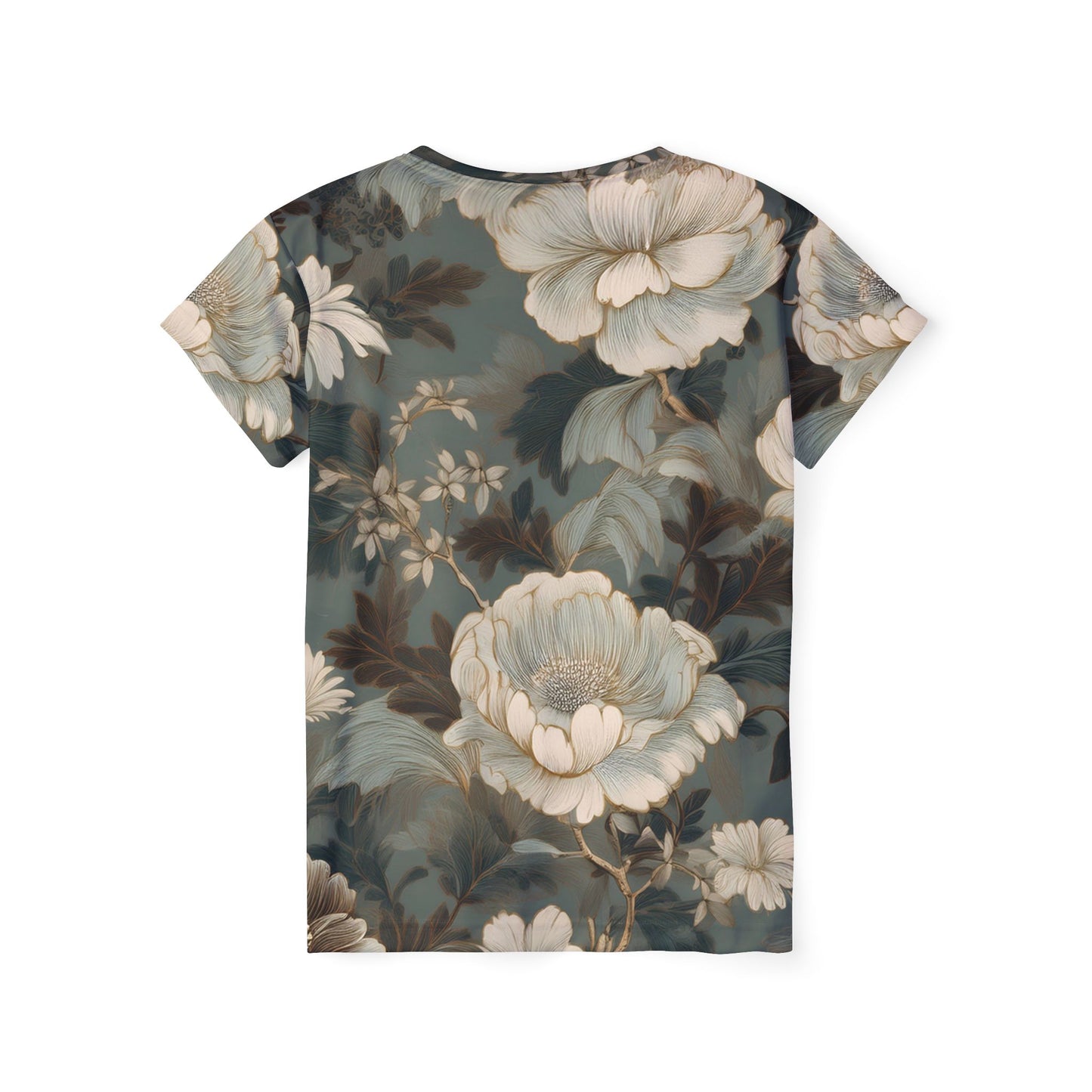 Women Poly T-Shirt with Floral Print