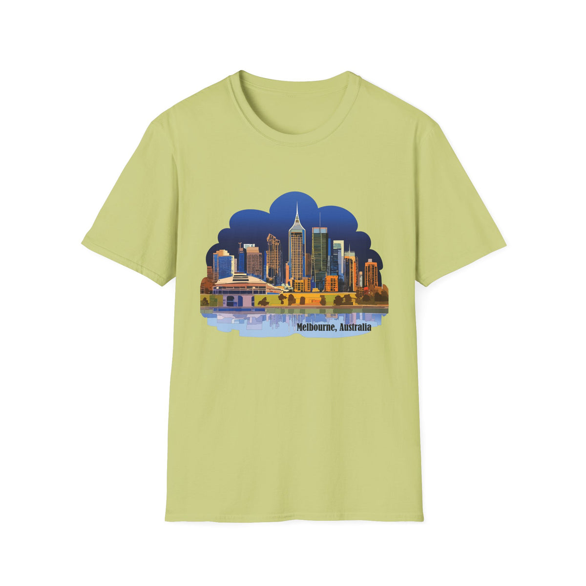 Melbourne Skyline T-Shirt | Cityscape Illustration