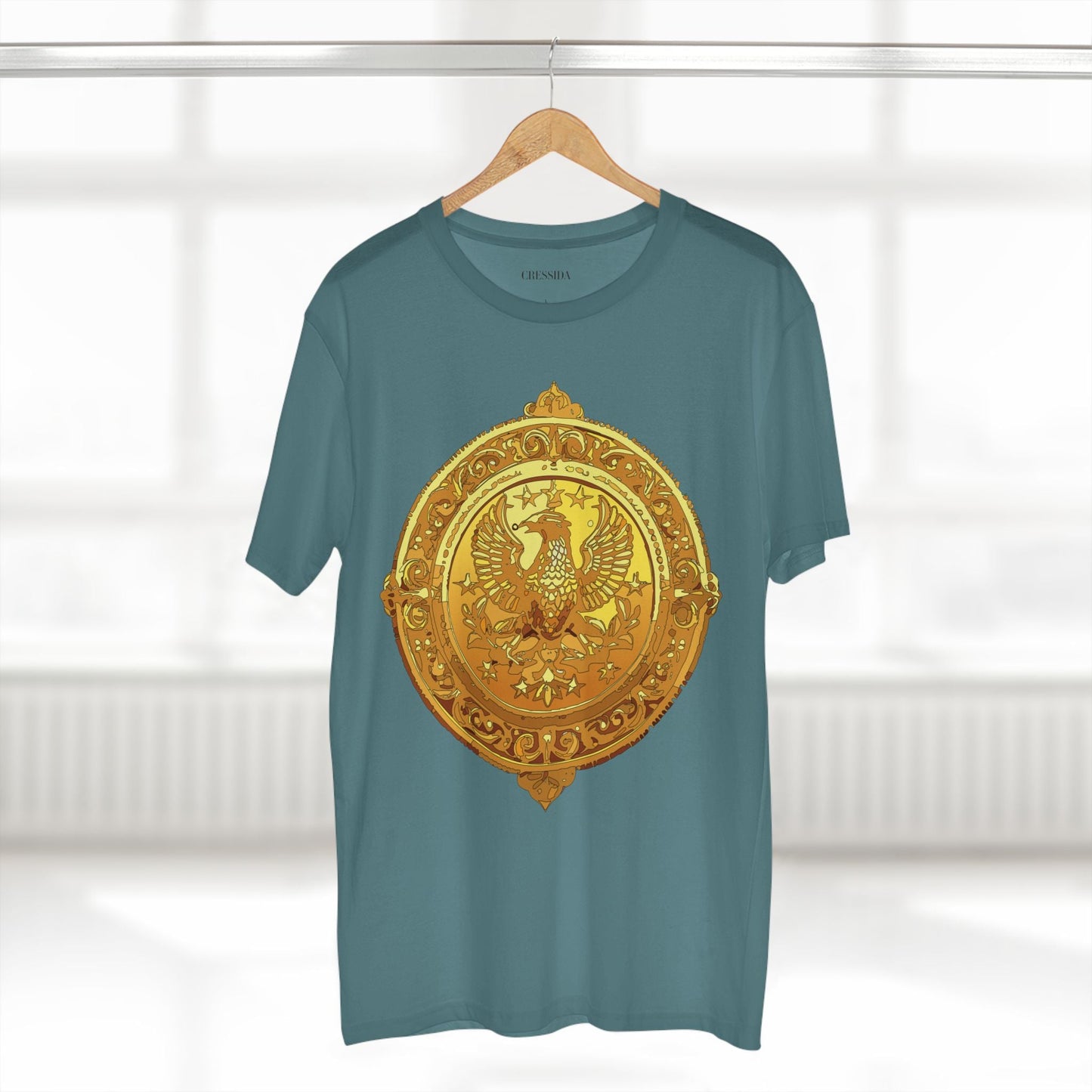 Antique Gold Coin Graphic Design T-Shirt Unisex 100 Cotton With Golden Print Artwork Tee 25