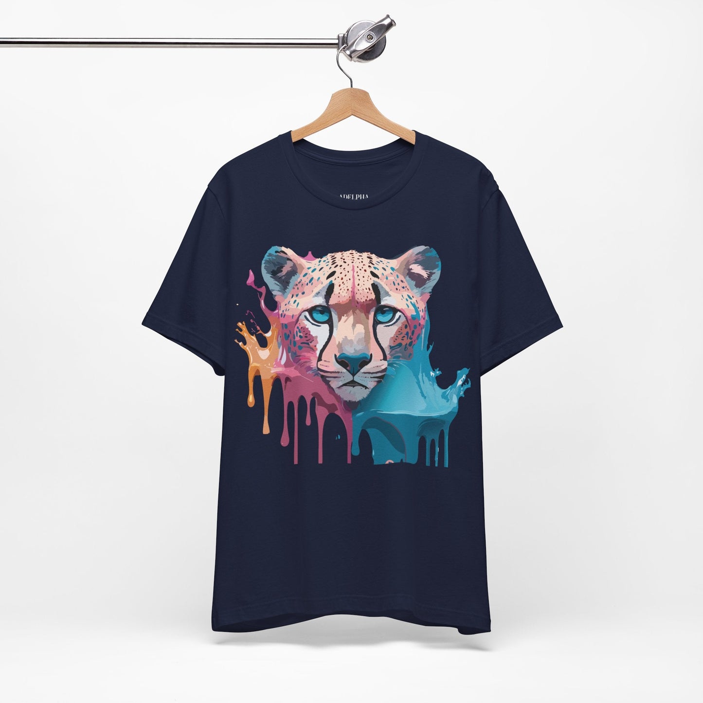 Adelpha Graphic Cheetah Shirt Unisex Vintage Inspired Graphic Tee Art Design
