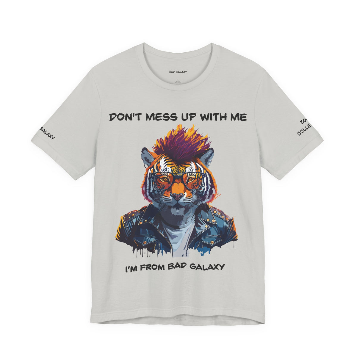 Animal Graphic Unisex Cotton Bella+Canvas Tee with Art Design b8
