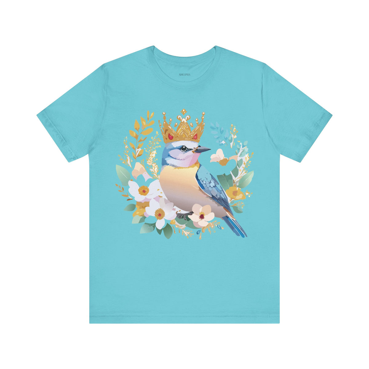 Medallion Graphic Unisex Cotton Bella+Canvas Tee with Art Design d43
